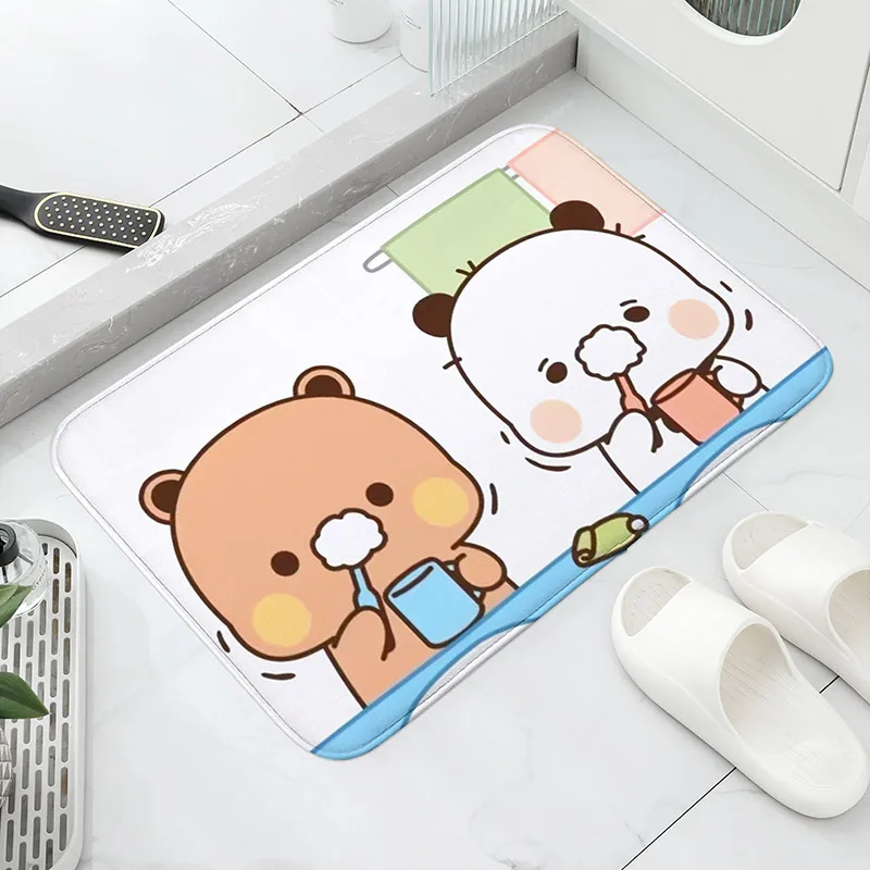 1Pc Bubu and Dudu Cute Cartoon Welcome Mat Entrance Doormat Balcony Bathroom Floor Mats Non-slip Rug Bedroom Carpet Home Decor