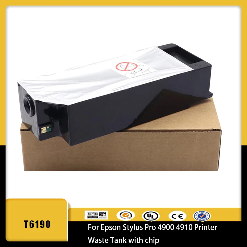 

vilaxh T6190 4900 Maintenance Tank For Epson Stylus Pro 4900 4910 Printer Waste Tank with chip