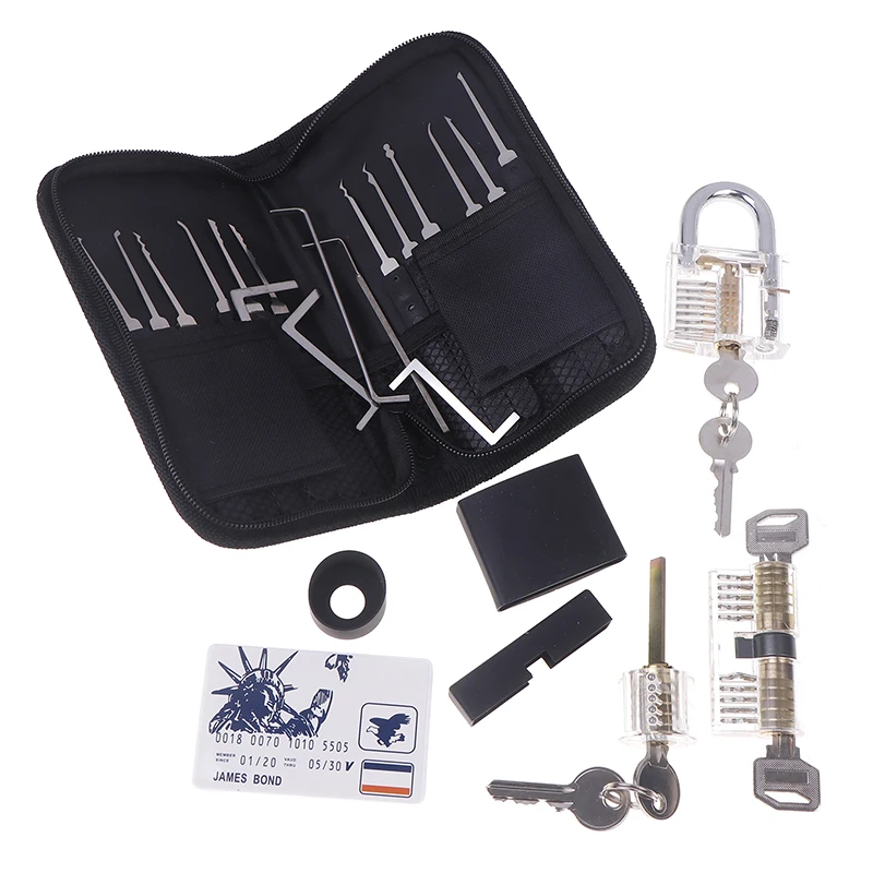 Locksmith Tools Locksmith Extractor Tools Lock Pick Tools Lock Pick Set Lock Repair Tool 31 Pcs/set Lock Repair Kit Bad Key Auto Extractor Removal Hook 5 In 1 Lock Picking Practice Hand Tools Lock Opening Tool Set