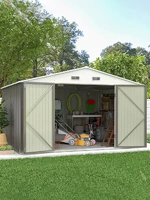 10*8 metal shed