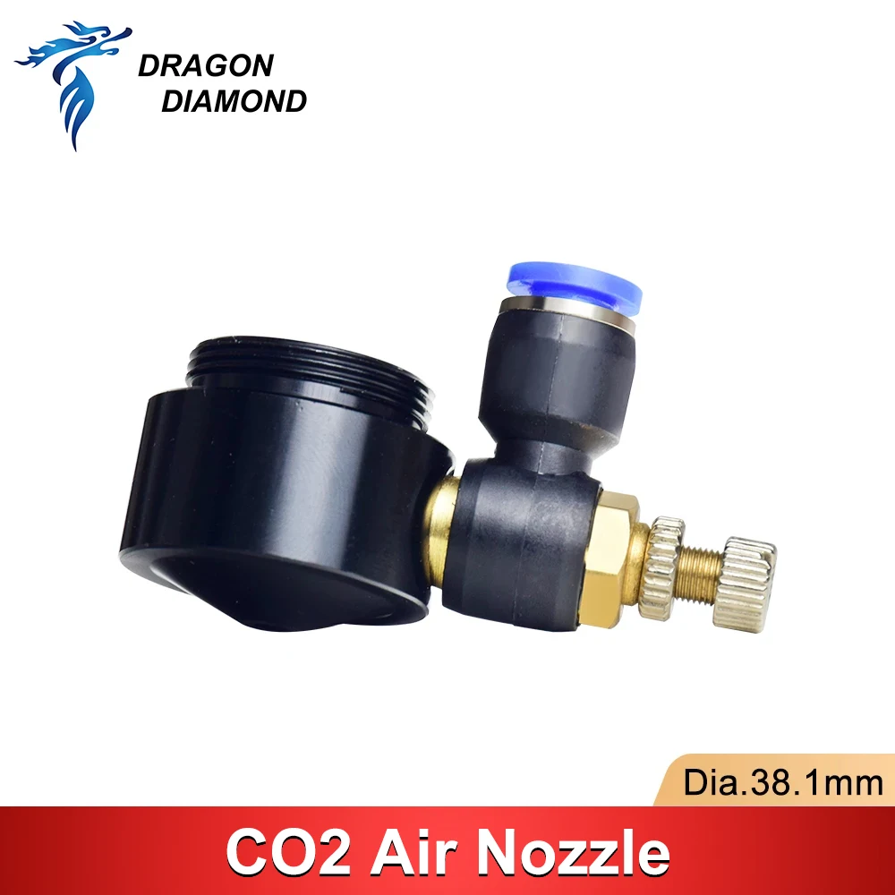 CO2 Air Nozzle Dia.20 FL38.1mm Laser Lens Laser Head Short Nozzle For Co2 Cutting Machine