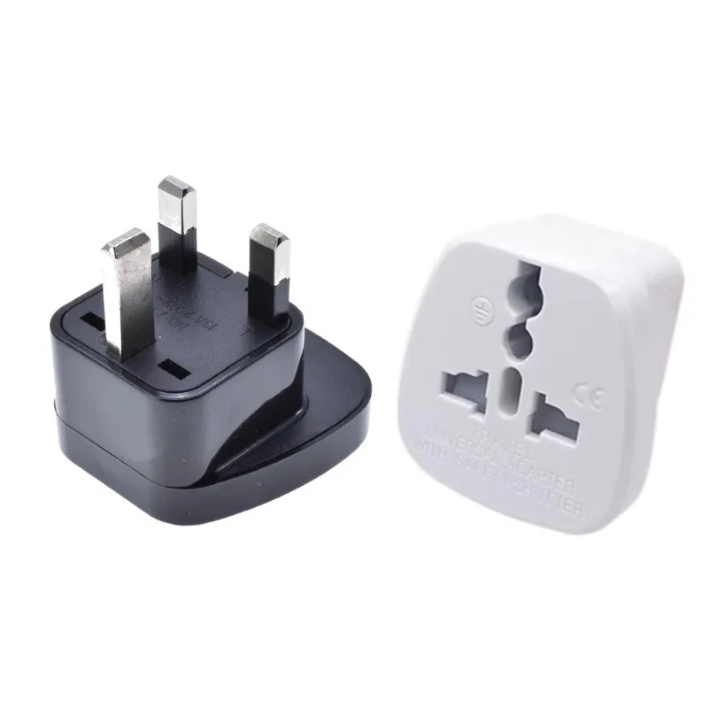 Universal CN AU EU US to UK Travel Plug Adapter Saudi Arabia England Singapore Electrical AC Power Convert Plug Type G 13A 1pcs