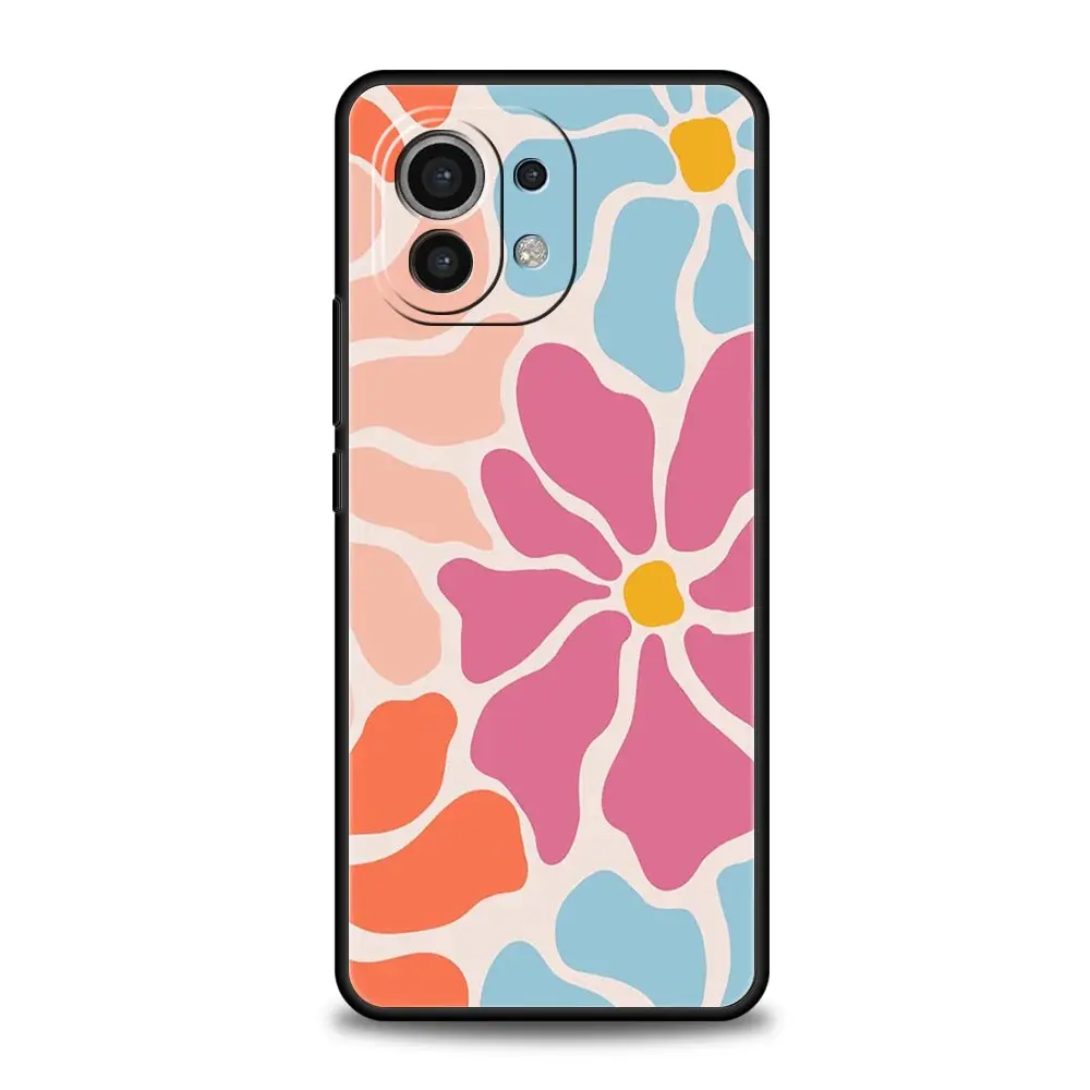 Abstract Flower Market Soft TPU Phone Case Cover