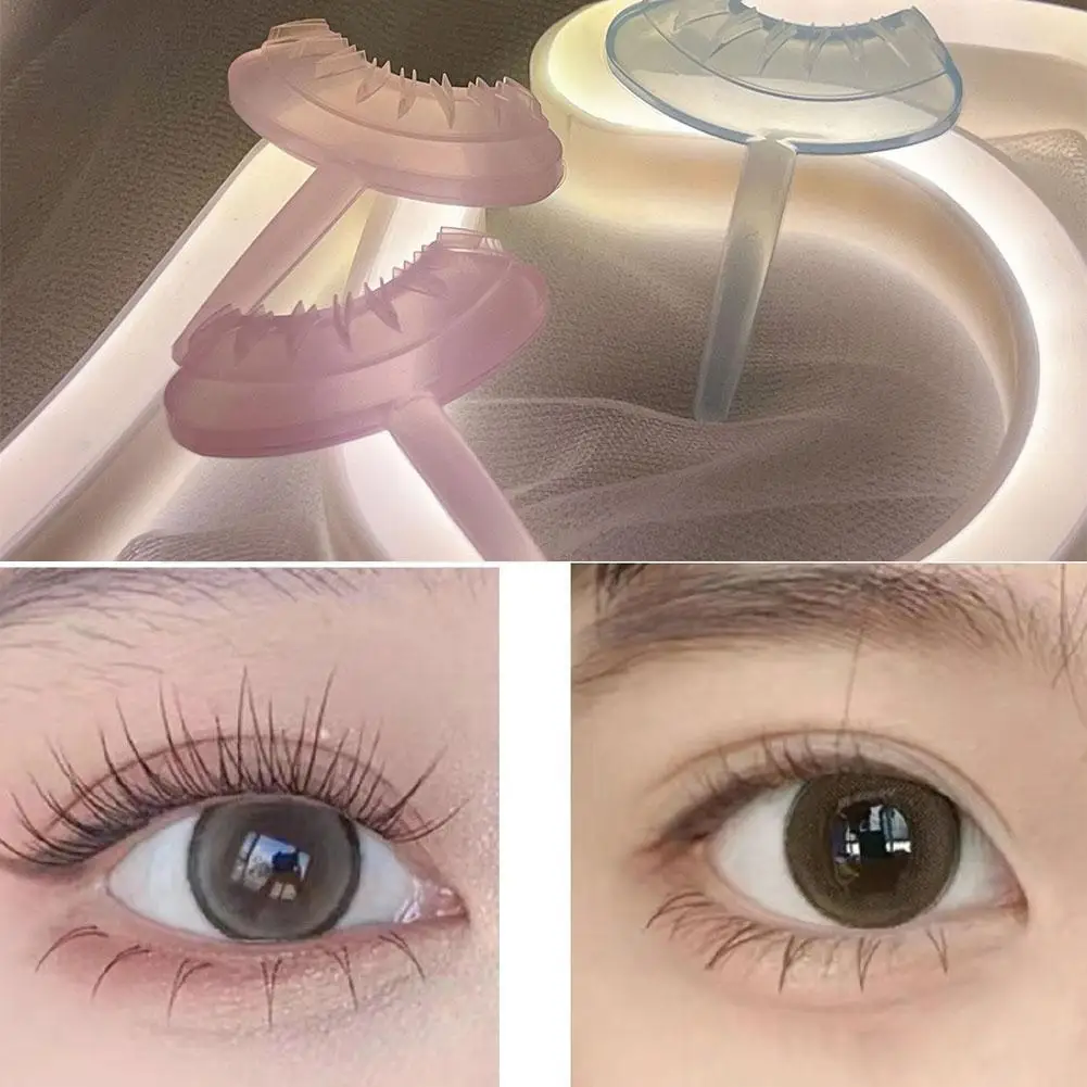 

New Eyelash Seal DIY Lower Lash Extension Stamps Silicone Makeup Tool for Beginner Convenient Natural Simulation Mascara Sticker
