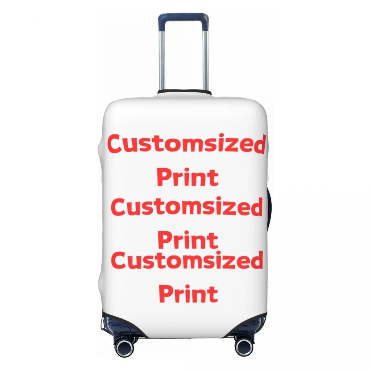 Customized image Print Suitcase Cover Any Color Cruise Trip Protection Vacation Useful Luggage Supplies 2