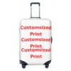 Customized image Print Suitcase Cover Any Color Cruise Trip Protection Vacation Useful Luggage Supplies 2