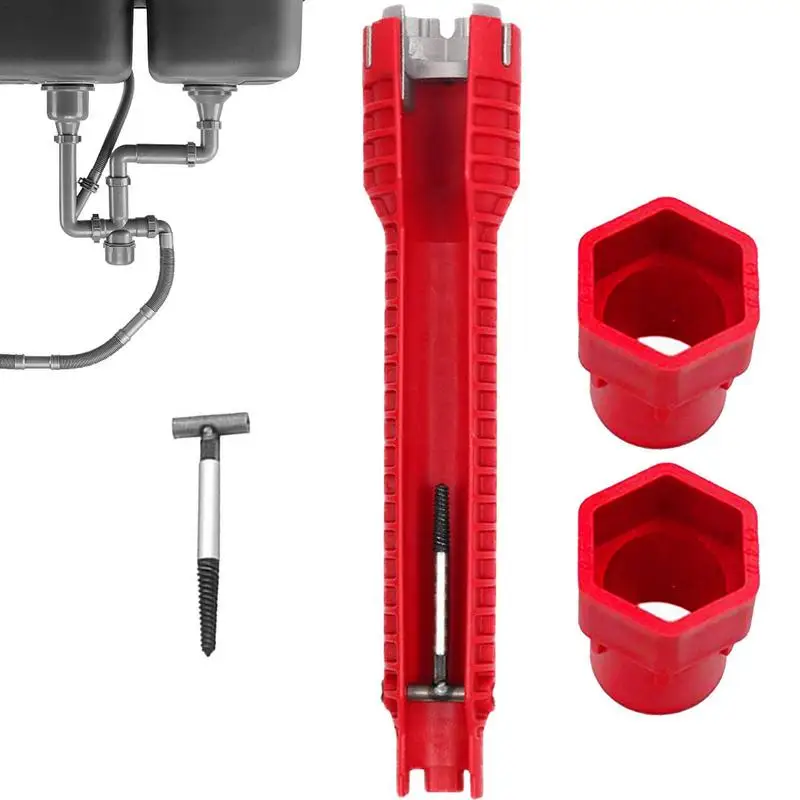 

Sink Bathroom Wrench Plumbing Installation Tool Household Water Pipe Faucet Vegetable Basin Angle Valve Sink Maintenance and Dis