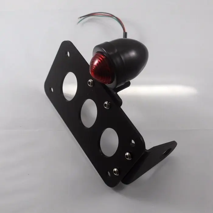 

Черный цилиндр Боковое крепление задний фонарь круизер Чоппер Старый Школьный крысиный велосипед на заказ CB