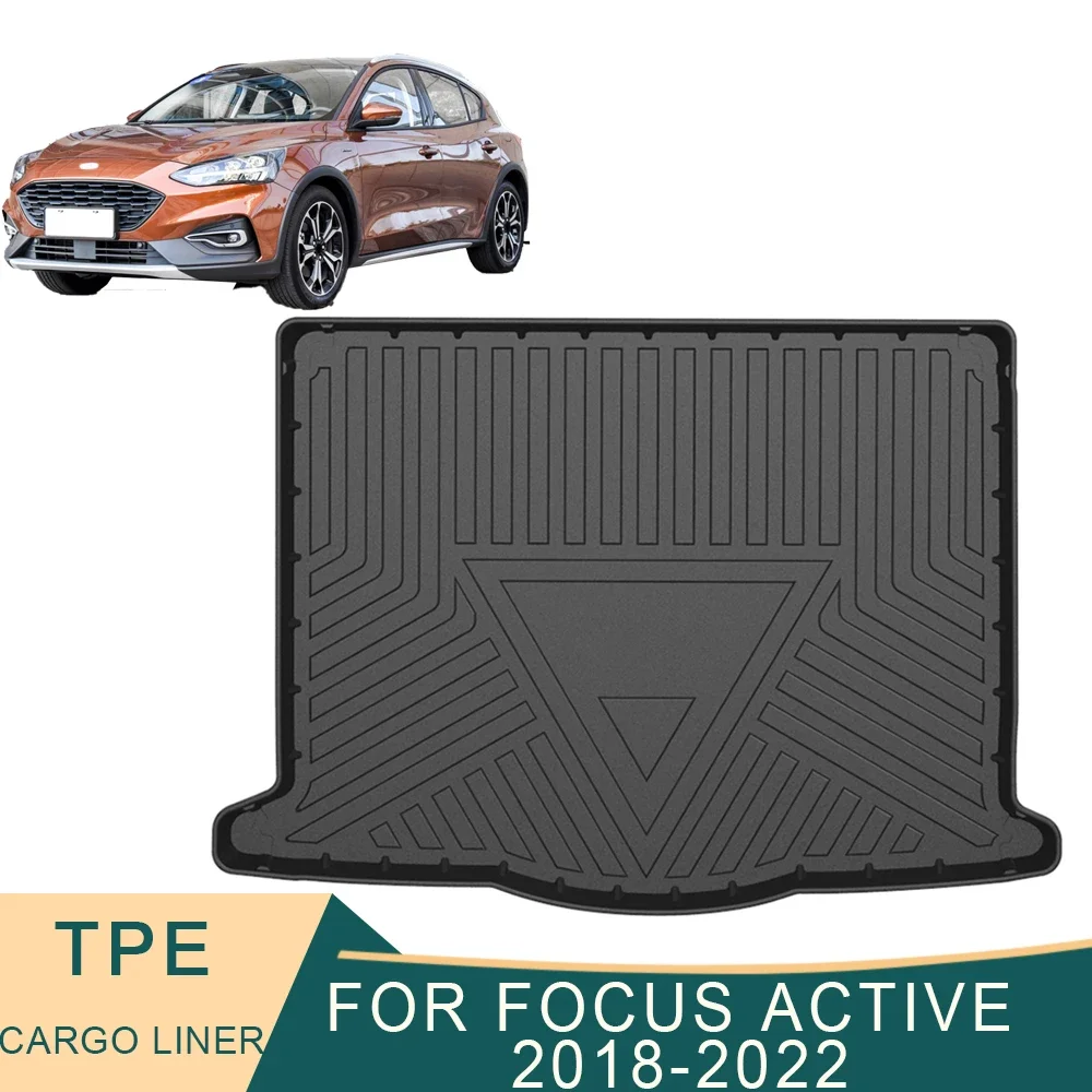 

Нескользящие коврики из ТПЭ для багажника Ford Focus Active G4 2018-2022