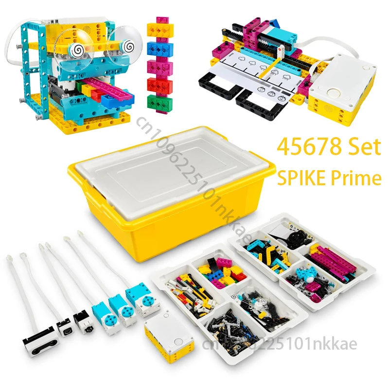 NEUES Spike Technik-Baukasten-Set, kompatibel mit Spike Education Prime Blocks, Weihnachtsgeschenk für Kinder, Bausteine-Spielzeug – Detail 3
