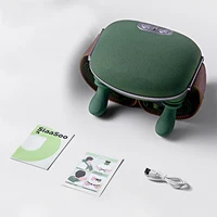 Neck Shoulder Shiatsu Massager 3-Level Modes Electric Heated Massagers Body Back Waist Leg Arm Cervical Muscle Kneading Massager 6