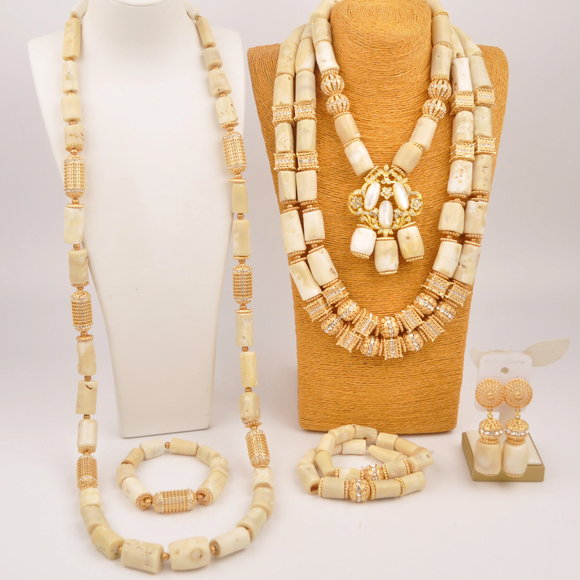 nigerian-couple-wedding-jewelry-real-white-coral-bead-african-jewelry-sets