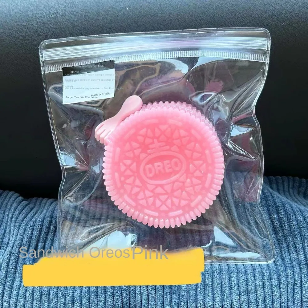 Super Soft Big Oreo Biscuit Pinching Toy Mochi Taba Silicone Stress Relief Toy Handmade Squeeze Dessert Toys Gift 5
