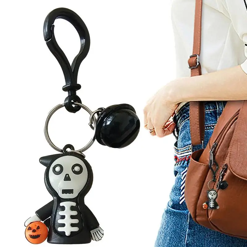 Portachiavi Ghostface Personaggi Del Film Horror Portachiavi Spaventoso Ghostface Clown Portachiavi Spaventosi Portachiavi Halloween Piccola Campana