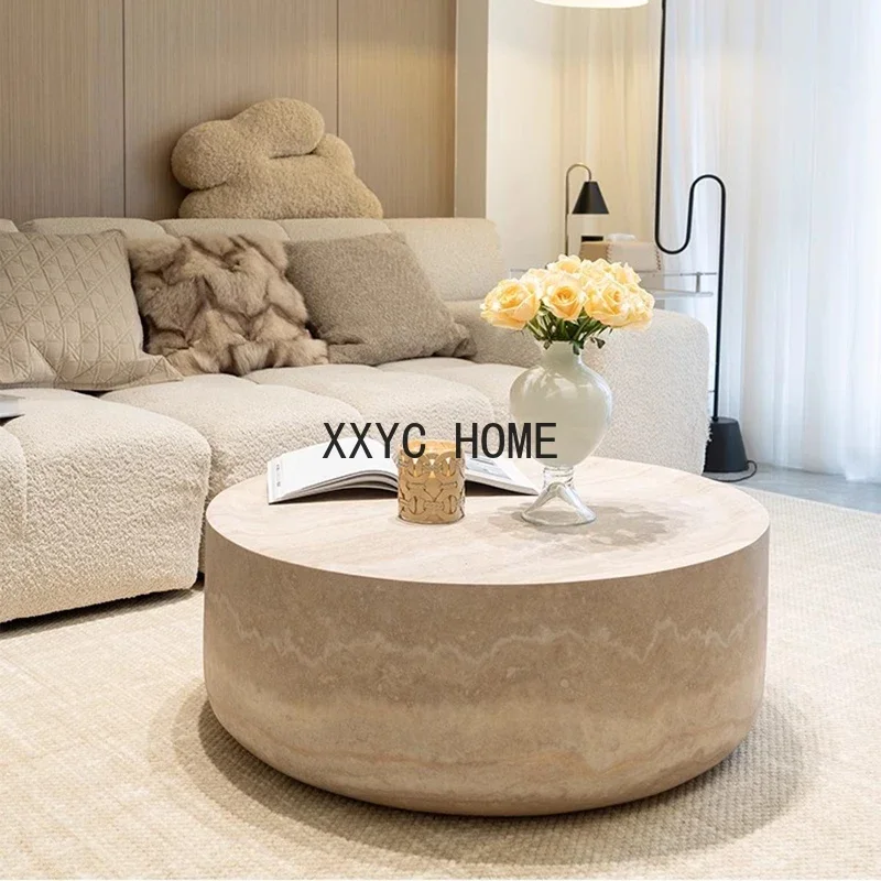 

Floor Round Coffee Tables Side Dressing Auxiliary Living Room Coffee Table Storage Nordic Tavolino Da Salotto Home Furniture