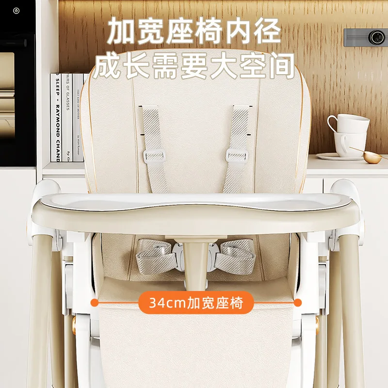 Swing Portable Baby High Chair Dining Rocking Chair Foldable Toddler Dining Table Cradle 2-in-1 Learning Rocking