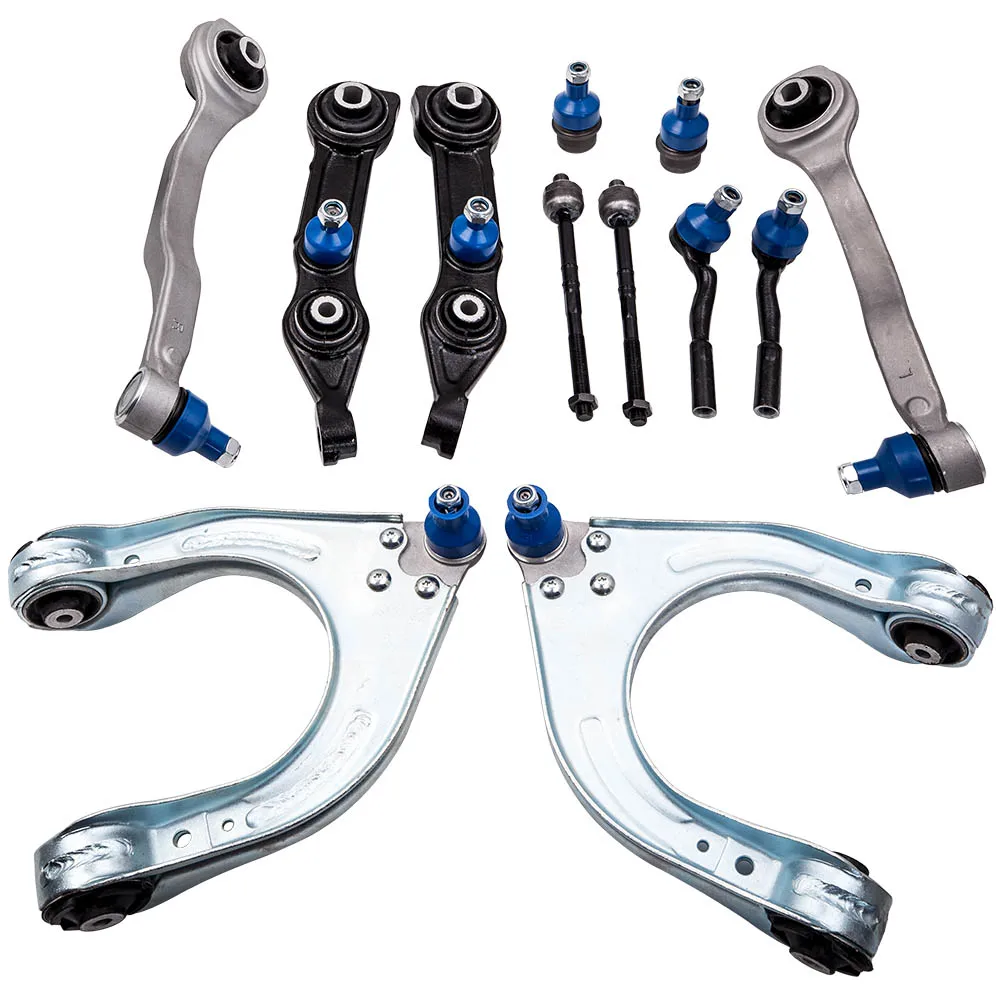 

12 Parts Wishbone set Suspension Arm Kit front for Mercedes E-Class W211 S211
