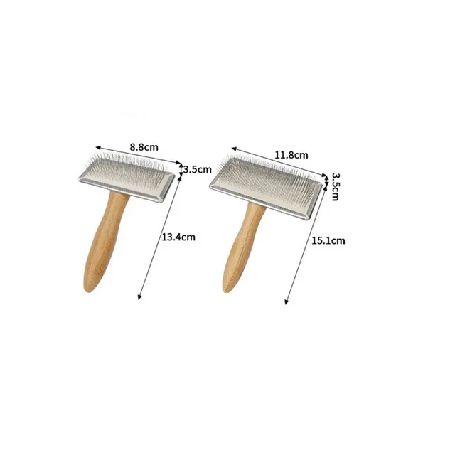 New Dog Short Hair Brush Dog Comb Solid Wood Cat Comb Pet Hair Remover Large Dog Comb Car Animal Hair Brush GSZ05 2
