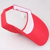 Customized Logo Printed Visors For Men Women Empry Top Hats Ladies Outdoor Sports Tennis Sunhat breathable cap gorra Wholesale 5