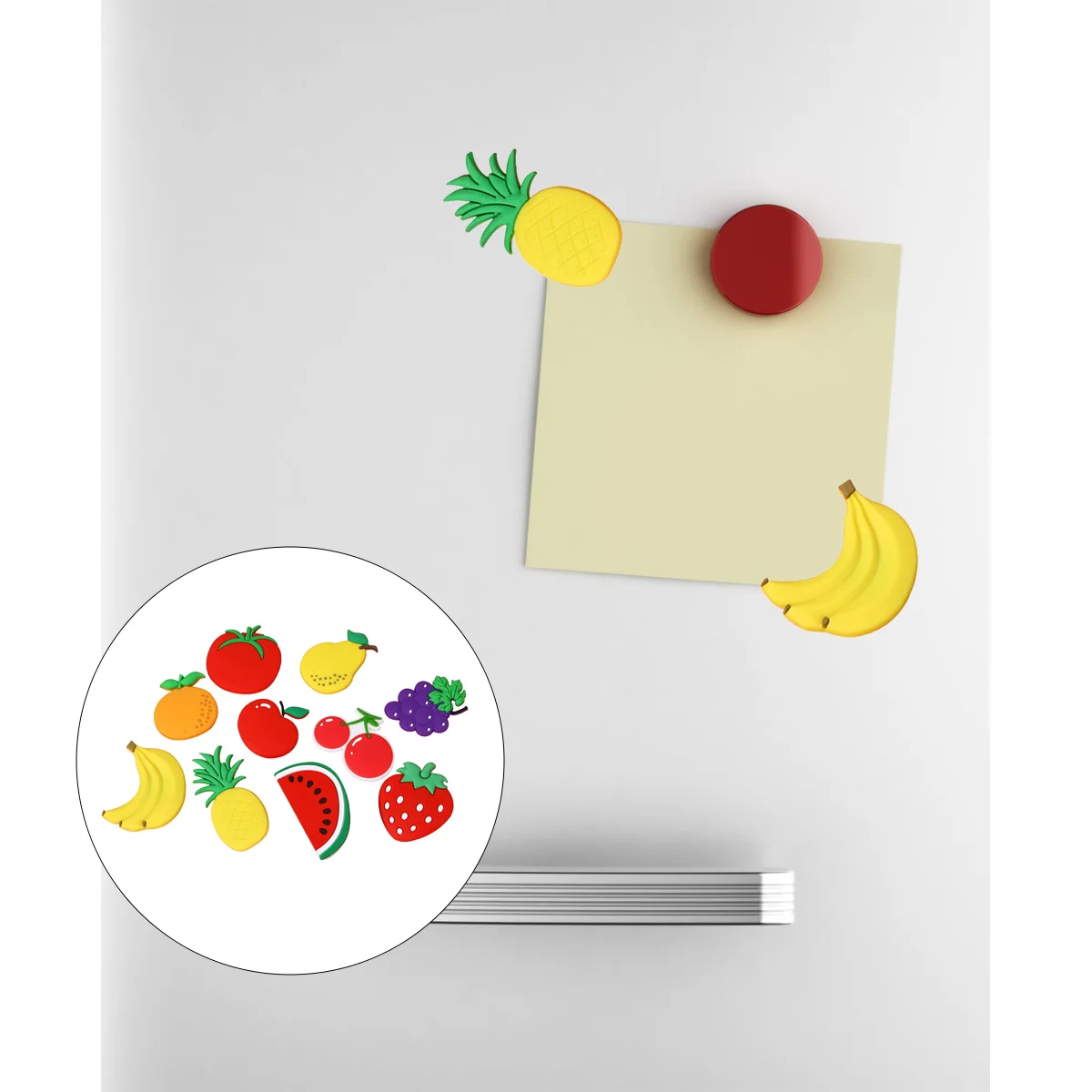 

Magnets Attractive Lovely Funny Fruit Magnets Refrigerator Decorations Kitchen Fridge Decors Refrigerator Magnets
