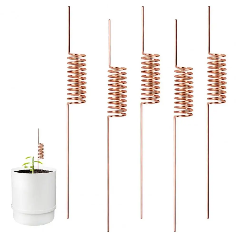 Electroculture Coil for Plant Growth Flexible Gardening Stakes Wire Coil Antennas for Gardening Electroculture High Indoor