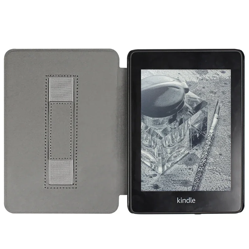 Premium E-Reader Case with Hand Strap and Auto Wake/Sleep Feature
