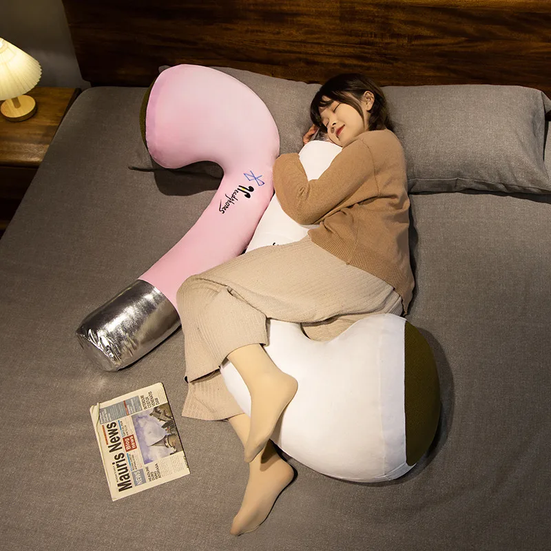 80cm Creative Large Earphones Long Plush Pillow Stuffed Earphones Plushies Doll Soft Toys for Girls Girlfriend Kawaii Room Decor