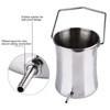 2L Reusable Home Enema Bucket Kit Stainless Steel Non Toxic Coffee Enema Kit with Nozzles for Colon Cleansing Detox Health Care 6