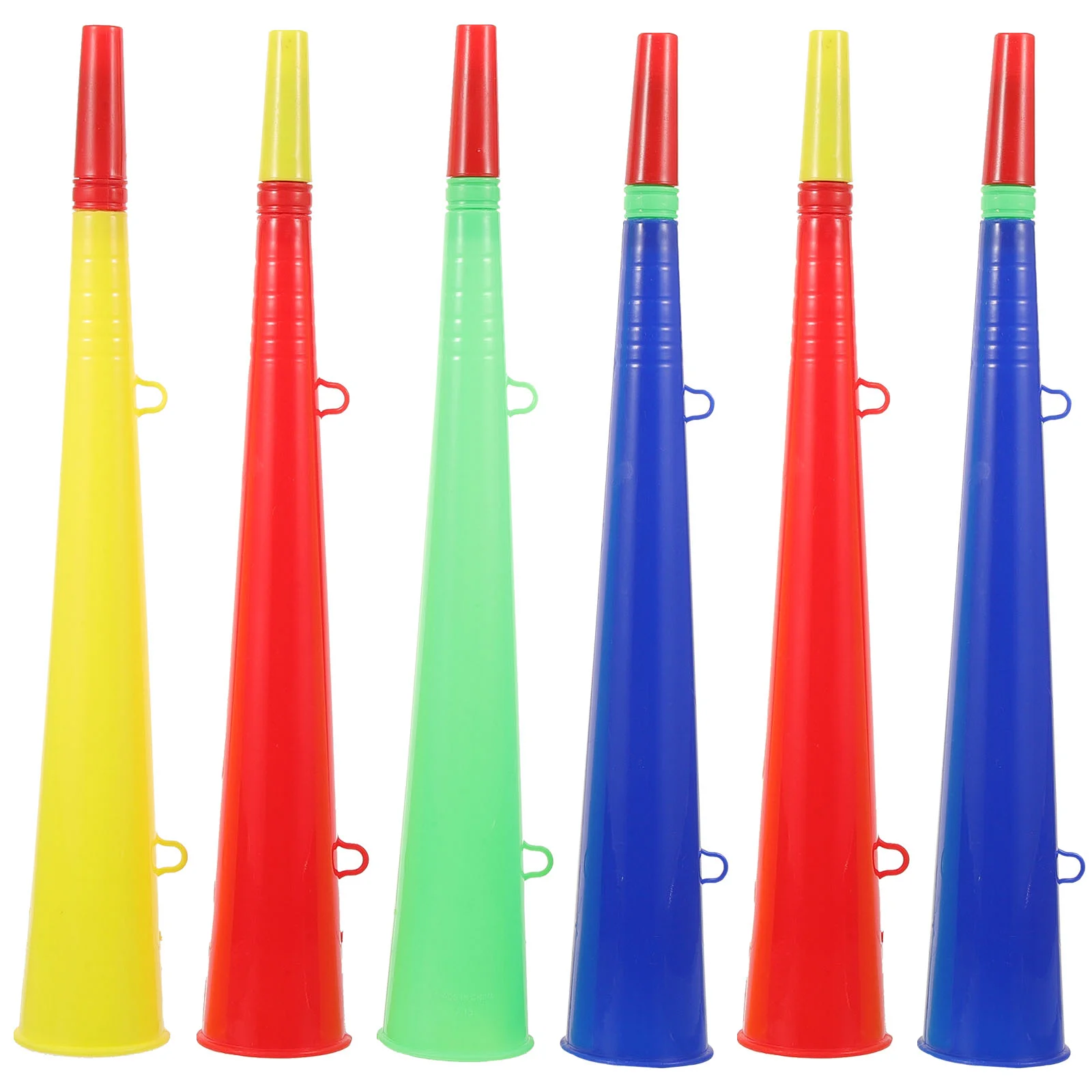 

6 шт. Vuvuzela стадион рога труба игрушки футбольный рог трубы бугл для игр карнавал (смешанные цвета)
