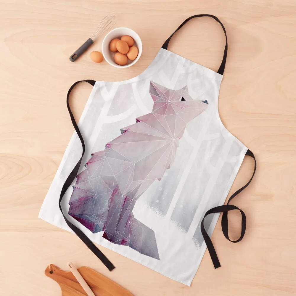 

Fox in the Snow Apron Apron Women Household Items Useful