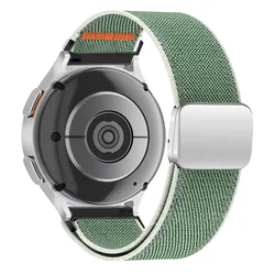 Versatile Nylon Magnetic Bracelet Strap - 20mm & 22mm - 20mm Width (Light Green)