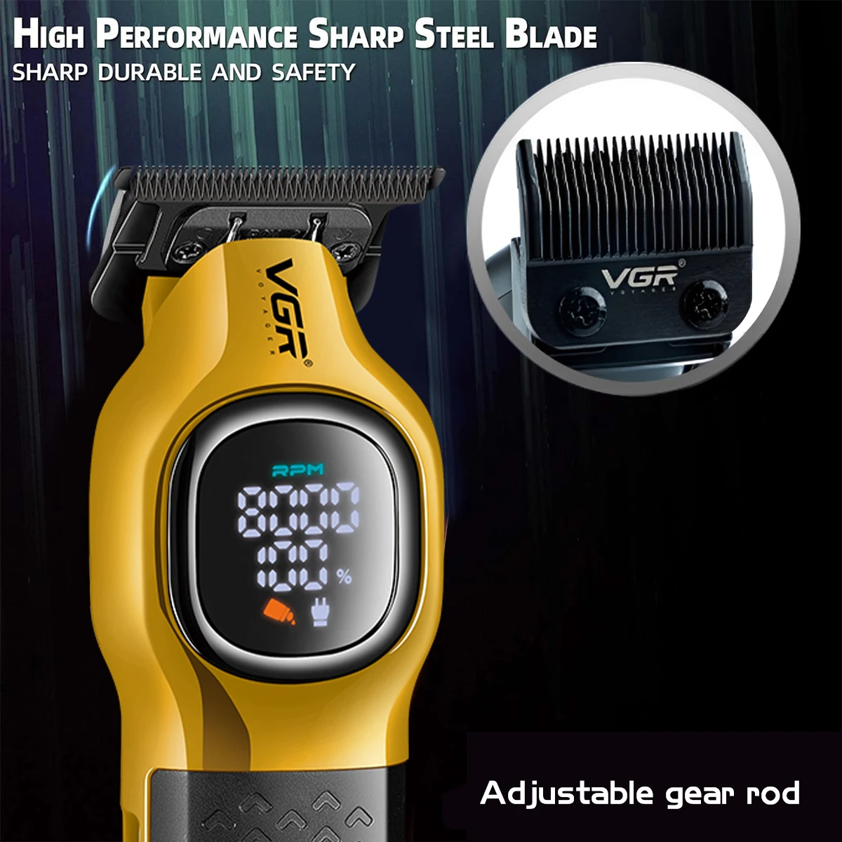 ماكينة قص الشعر VGR 886 عالية الجودة 8000 دورة في...