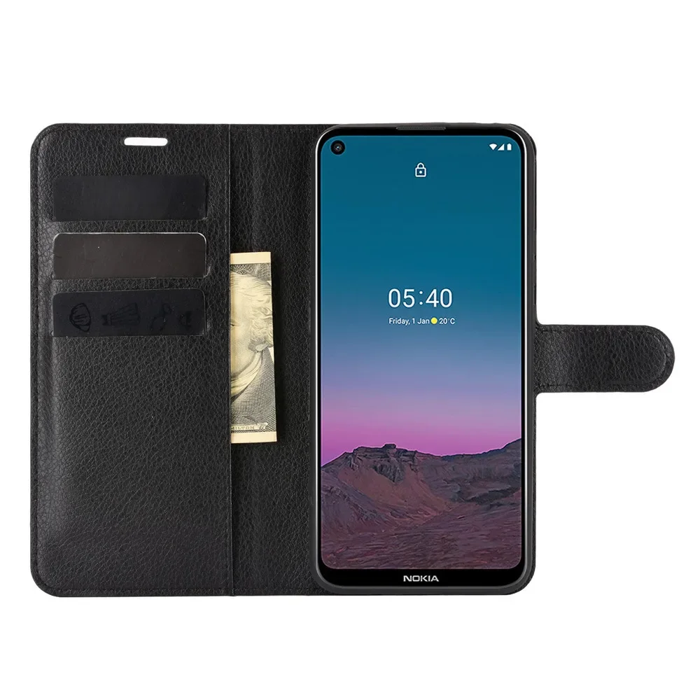 Luxury Phone Case For Nokia Wallet Card Holder Kickstand Flip