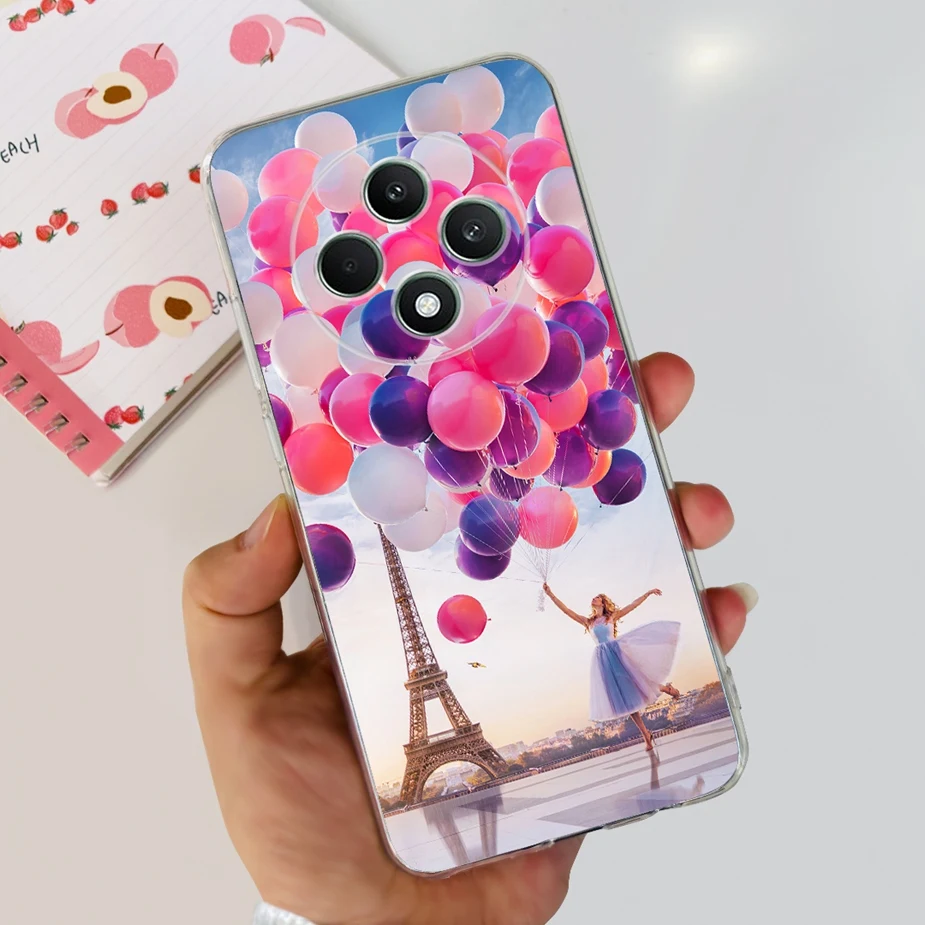 Cute Cat Cartoon Painted Soft Silicone Phone Case Cover