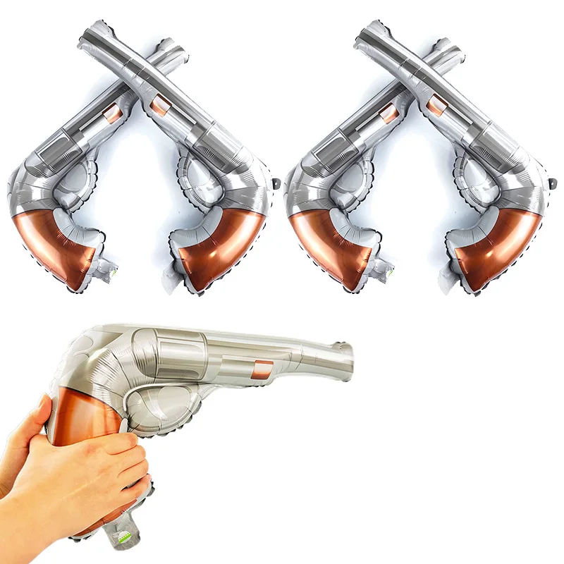 Cowboy Party Dekor Luftballons Cowboy Gun Luftballons Cowgirl Hut Pferd Folienballons Geburtstag Cowboy Rodeo Party Dekor Zubehör – Detail 1