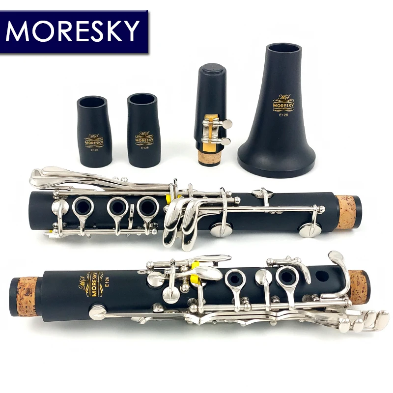 Clarinet Woodwind Instrument MORESKY Clarinet Ebonite/Hard Rubber 17 Keys