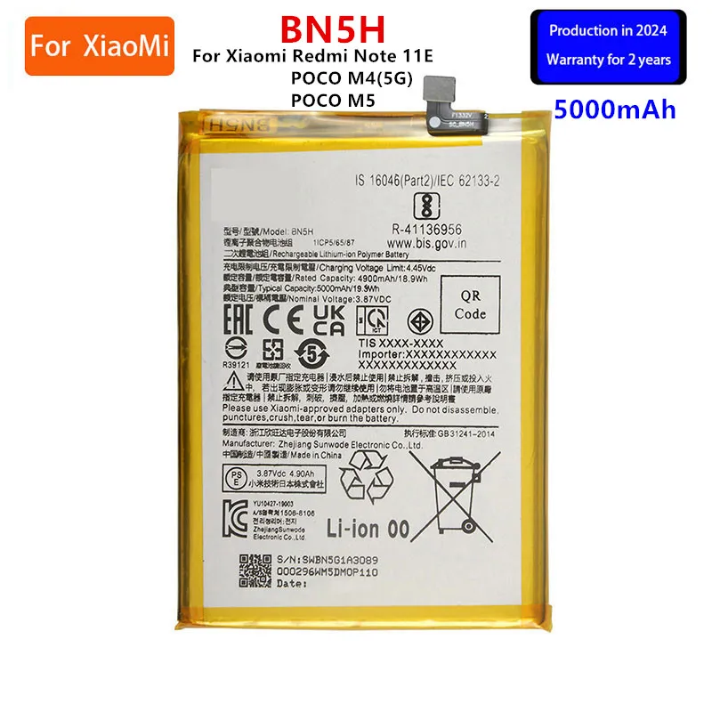 2024-years-100-Orginal-BN5H-5000mAh-Battery-For-Xiaomi-Redmi-Note11E-POCO-M4-5G-Poco-M5.jpg