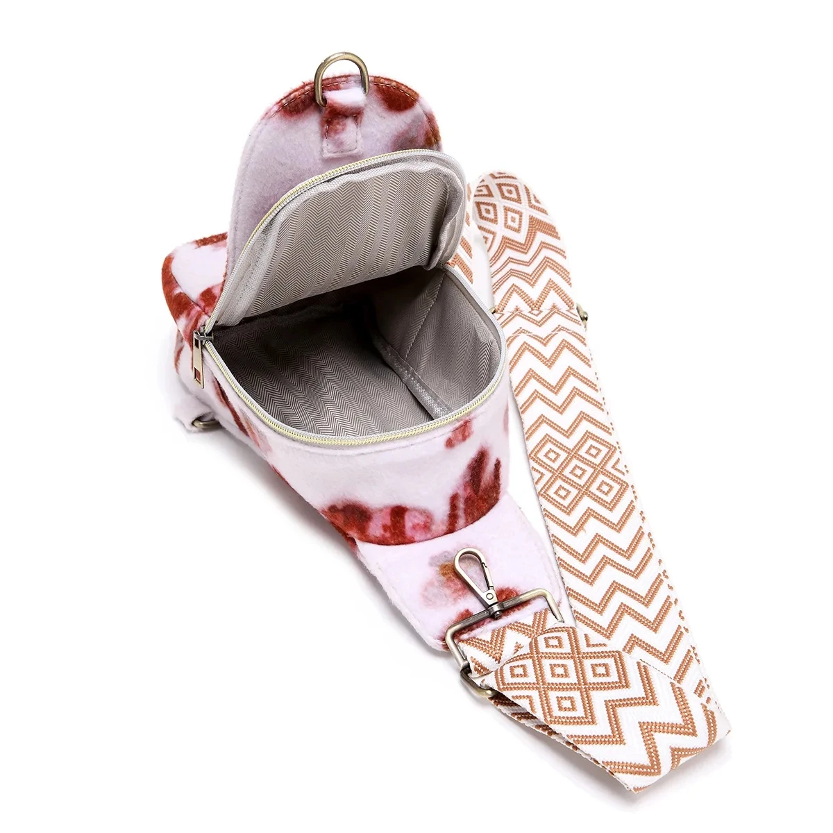 2023 New Fashion Trend Retro Chest Bag For Women Vintage PU Motif Sling Bags New Style Shoulder Crossbody Travel Hiking Daypack