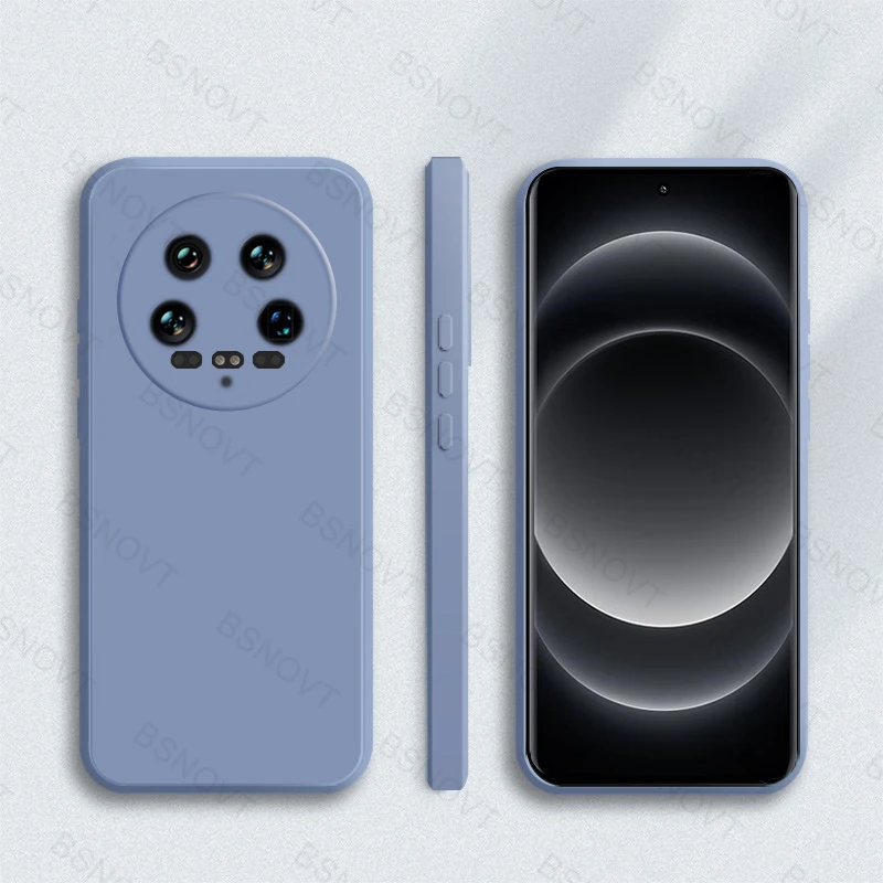 Custodia Morbida Originale In Silicone Liquido Per Xiaomi 14 Ultra Custodia Per Xiaomi 14 Ultra Cover Posteriore Completa Per Xiaomi 14 Ultra Case