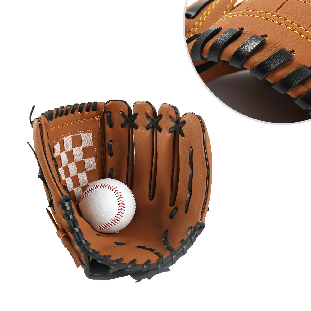 

10 5 Baseball Training Gloves Thicken Infield Pitcher Softball Left Hand Sports Infielder's Aldult