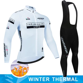 사이클링 남성용 보온 저지, 전문 자전거 셔츠, 트리쿠타 Mtb 플리스 턱받이, Maillot 의류, 레이저 컷 남성용 블라우스, 겨울