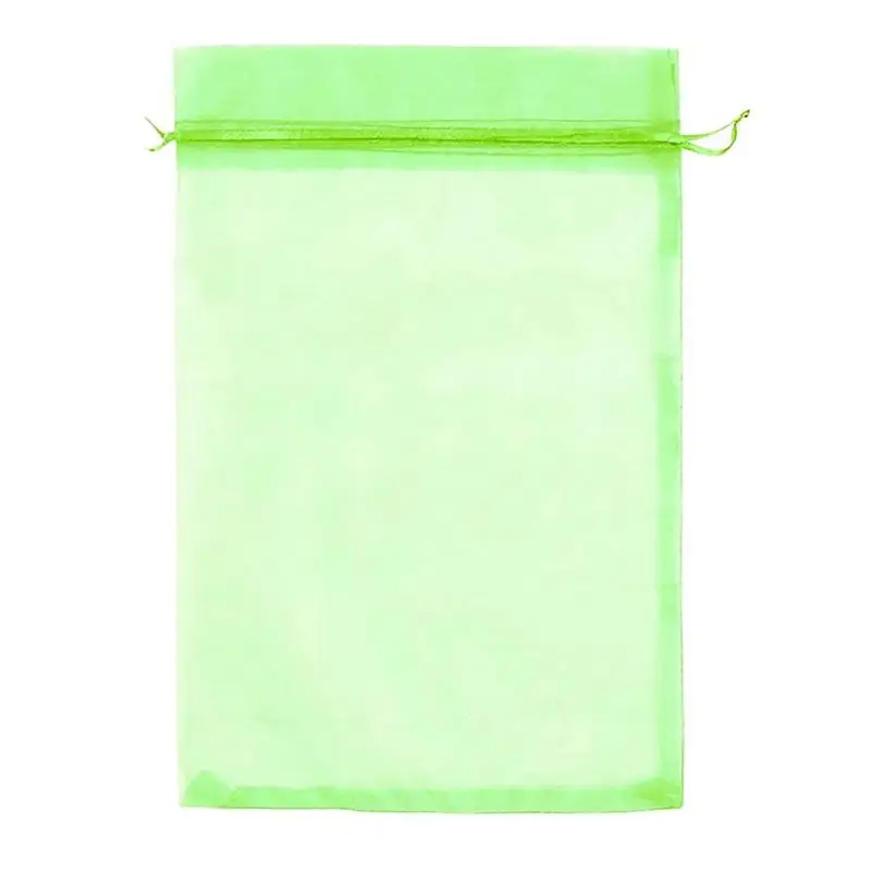 

100Pcs Vegetable Fruit Protection Bags with Drawstring Pest Control Anti-Bird Garden Netting Bags Plant Fruit Flower Grow Bags