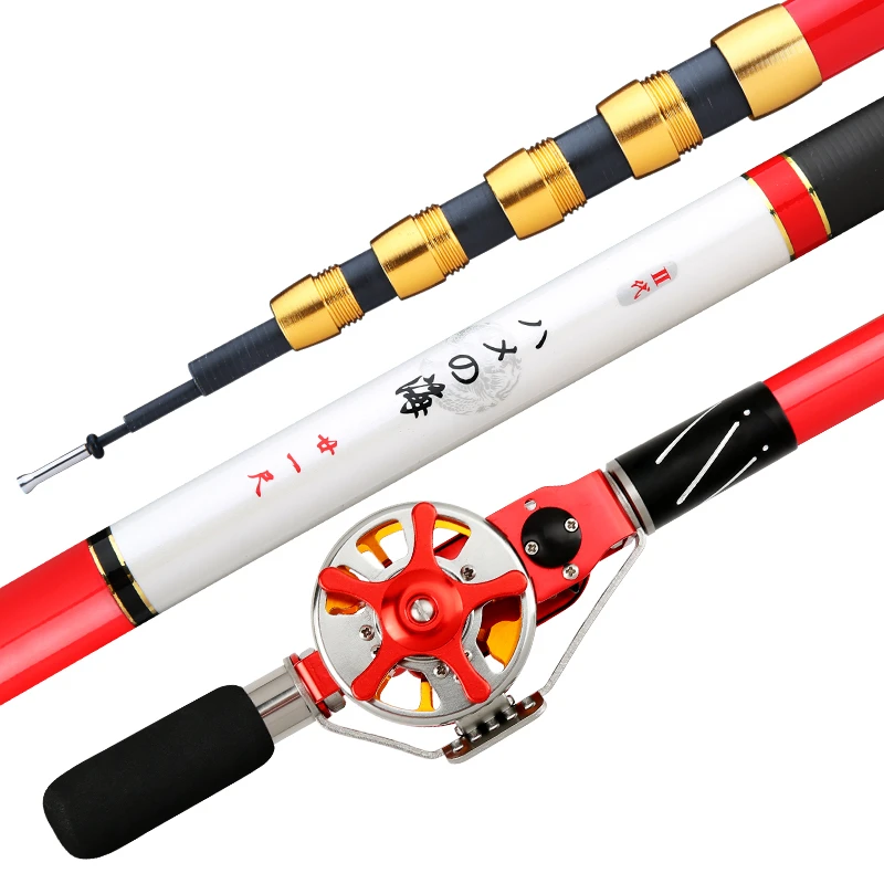 

4.5m 5.4m 6.3m 7.2m Hollow Rod 28 Tone Super Hard Taiwan Fishing Oltas Carbon Fiber Positioning Carp Fishing Peche Fishing Pesca