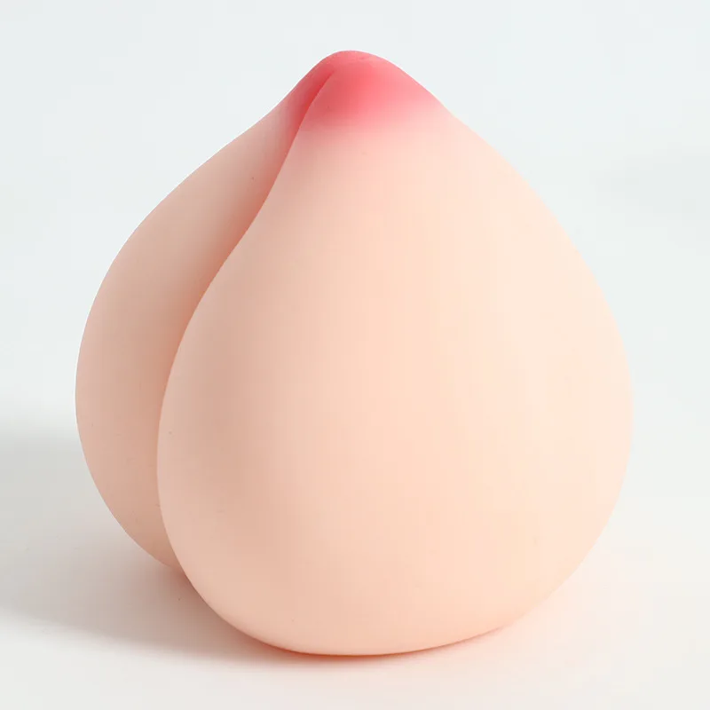 

Fidget Toy Decompression Peach Soft Squeeze Release Ball Decompression Tool Simulation Peach Silicone Toy Handmade Gift
