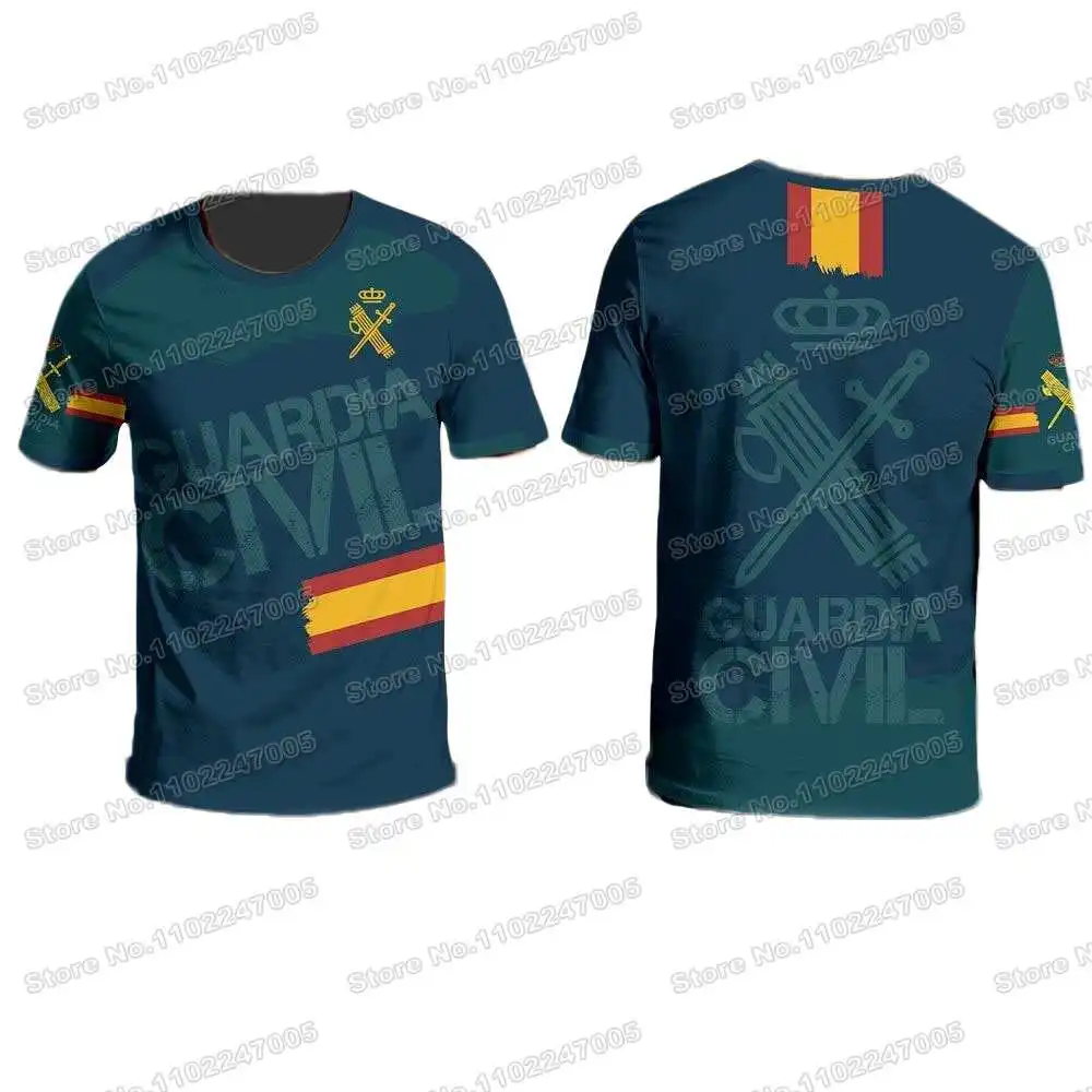 2023 Camiseta de la Guardia Civil espa ola para hombre camisetas t 