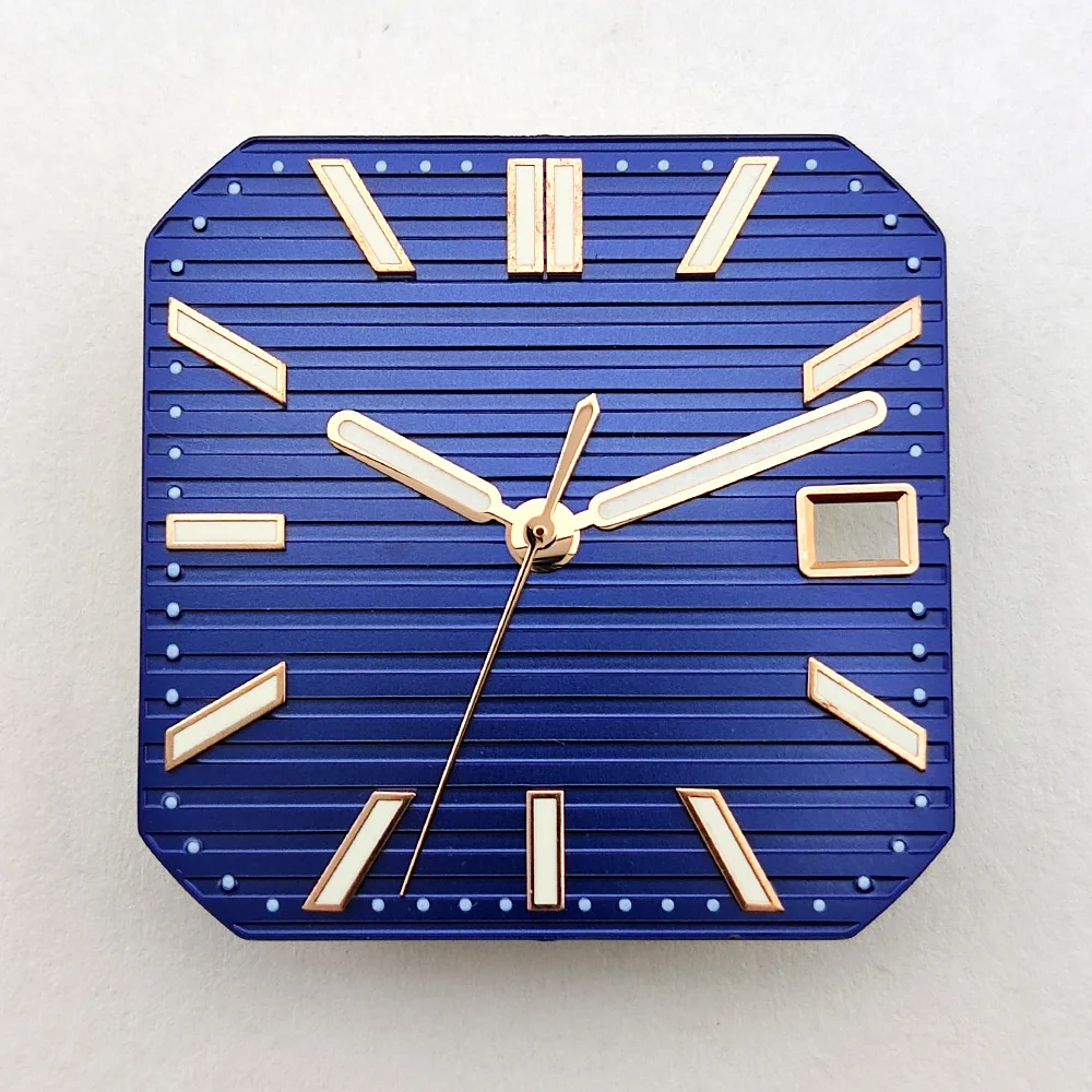 Men's Automatic Watch Kit - Square Dial, Waterproof 316L Stainless Steel Case