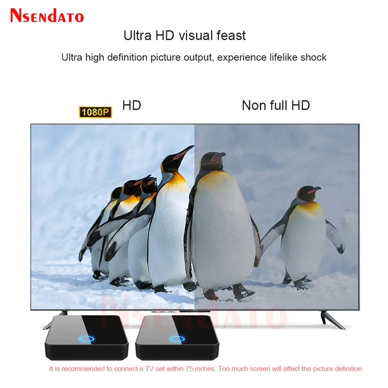 30M 1080p Wireless HDMI Extender HDMI-Compatible Wireless Video Transmitter and Receiver For PC Camera TV Laptop