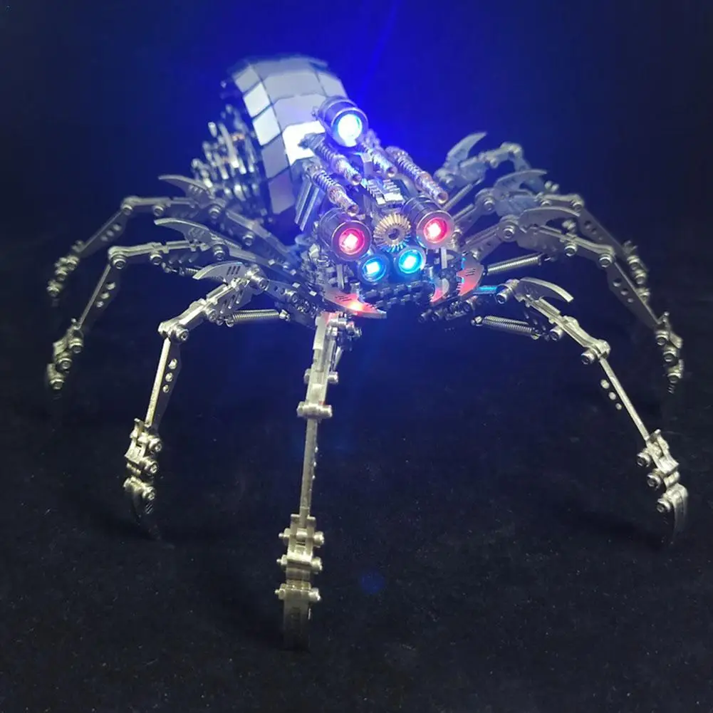 

Microworld 3D Metal Puzzle Animal Spider King Plus Version Model Jigsaw DIY Assembly Kits Birthdays Gifts For Adult Teens