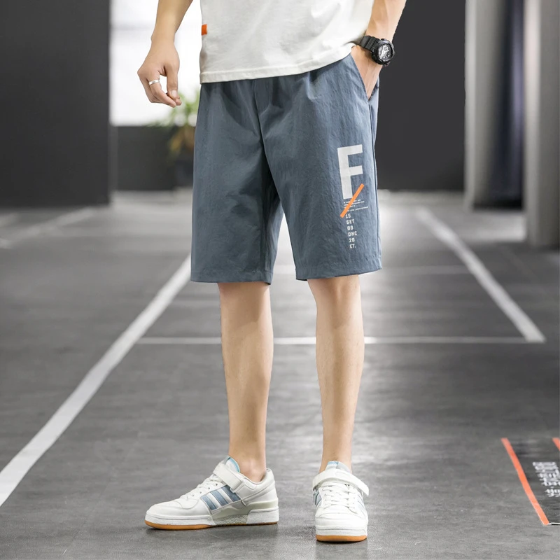 maamgic sweat shorts Men's shorts 2021 new casual summer pants men's pants loose five point trend beach pants thin style best casual shorts for men