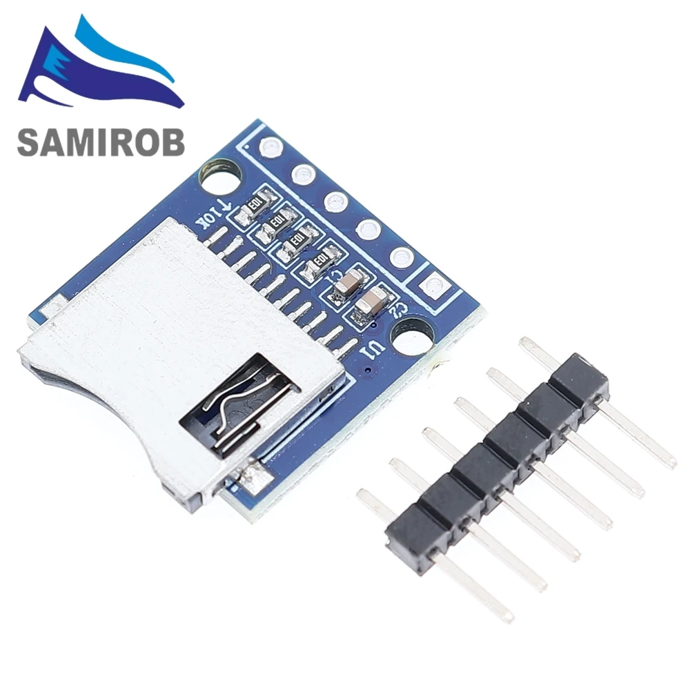 SAMIORB Micro SD Speichererweiterungsplatine Mini Micro SD TF Karte Memory Shield Modul mit Pins für Arduino ARM AVR – Detail 1